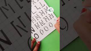 4 Type Shadow Lettering of Alphabet O #shorts #youtubeshorts #3d #satisfying #trending #lettering