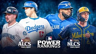 ⚡ Power Rankings heading into the 2025 Championship Series ⚡