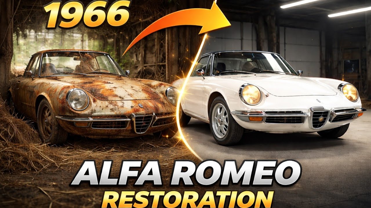 1966 Alfa Romeo Spider Duetto Restoration | Satisfying Classic Car Restoration