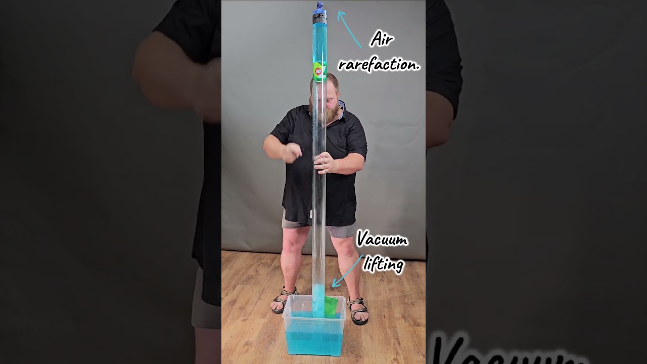 A cool physics experiment: water elevator.