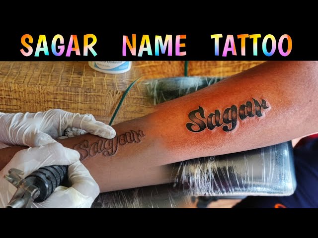 North Tattoo Zone | Birthday Gift 🎁 Brother Name Tattoo by NORTH TATTOO  ZONE #birthdaygift #brothernametattoo #nametattoo #serprise  #birthdayserprise #gif... | Instagram