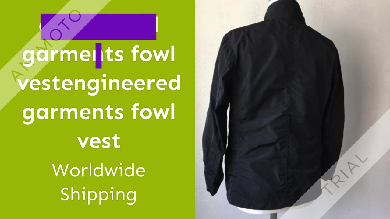 Engineered Garments Fowl Vest | Gold Garment