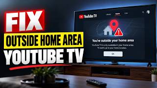 How to Fix YouTube TV Outside Your Home Area Error | Update Current Playback Area