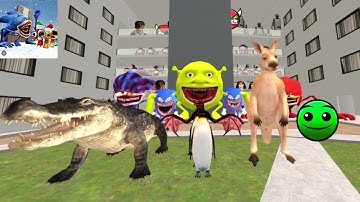 Nextbots In Playground Mod 9.5.3:Zoochosis,All Shin Sonic  Family,Hospital,Rosalia Bizcochito,Granny