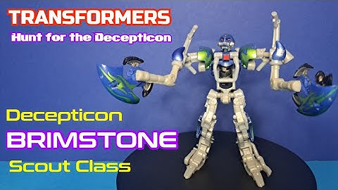 Transformers BRIMSTONE Hunt for the Decepticon Scout Class
