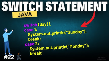 Switch Statement in Java Explained with Example | Chapter-22 | Java Tutorial For Beginners
