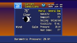 24/7 Central Illinois Local Weather from WeatherStar 4000+
