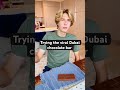 Viral Dubai chocolate bar my review.        #dubaichocolate , #viralvideo