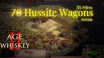 AOE2 ARENA | Bohemians| 35 Mins 70 Hussite Wagons