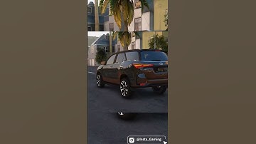All new Toyota Fortuner Legender 2023🔥🤩 in Gta v,Enhanced Realistic Graphics #shorts #trendingshorts