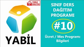 Yabi̇l Sdd01 2.10-Ücretmes Programları Bilgileri