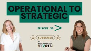 EP 39: From Operational to Strategic Procurement - The Reality Behind the Shift