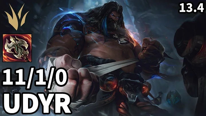 Udyr Jungle vs Vi - KR Master  | Patch 13.4