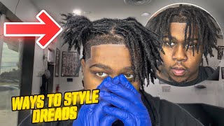 Ways To Style Short Dreads Locs