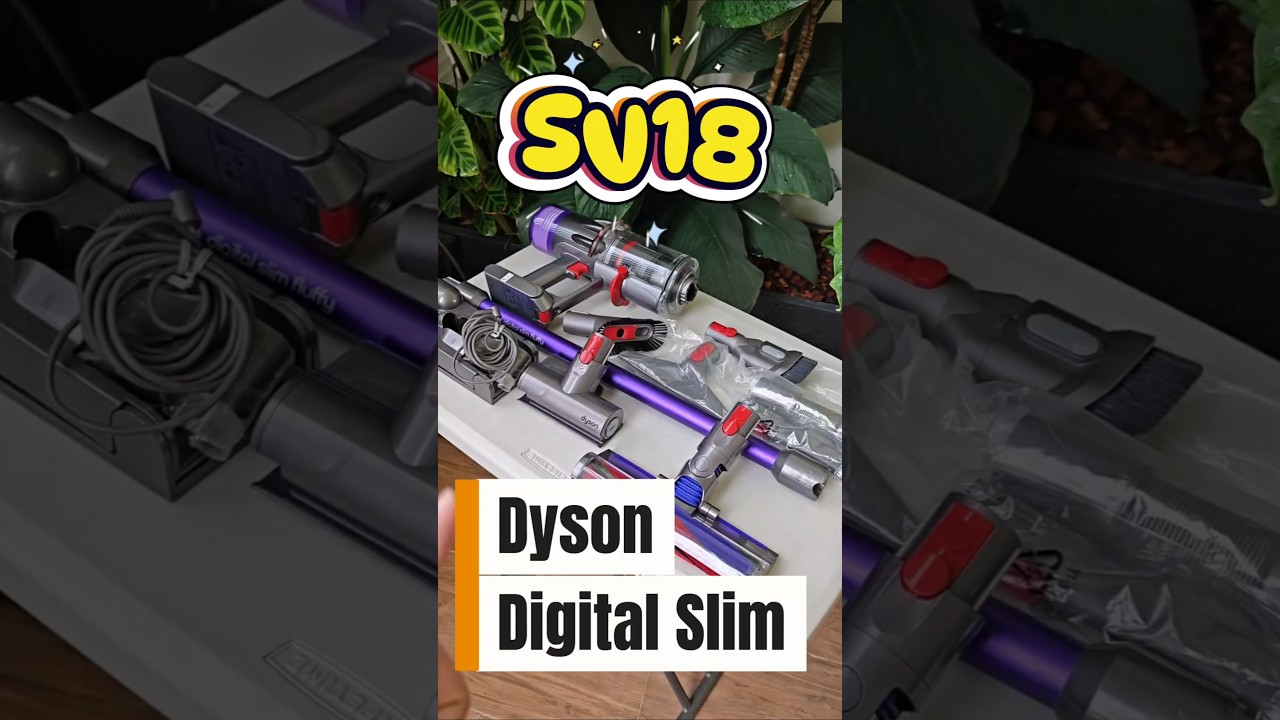 Dyson Digital Slim SV18 vacuum cleaner - lightweight, stylish