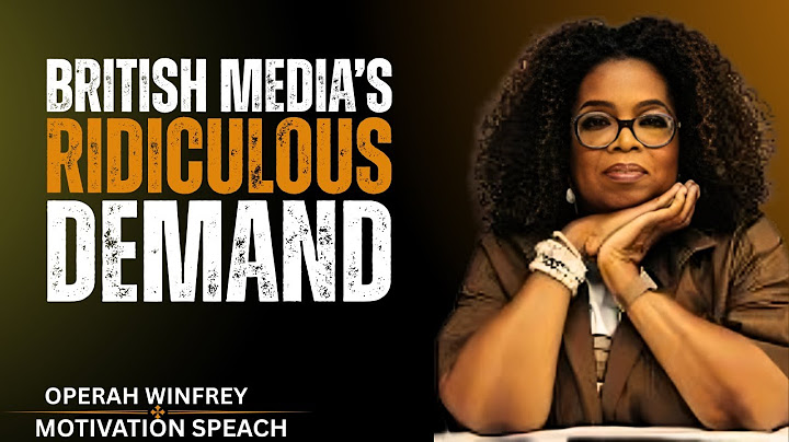 INDIA'S CHANDRAYAAN 3 PUNCH, HIT BRITISH MEDIA HARD | Oprah Winfrey MOTIVATIONAL SPEECH