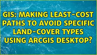 GIS: Making least-cost paths to avoid specific land-cover types using ArcGIS Desktop