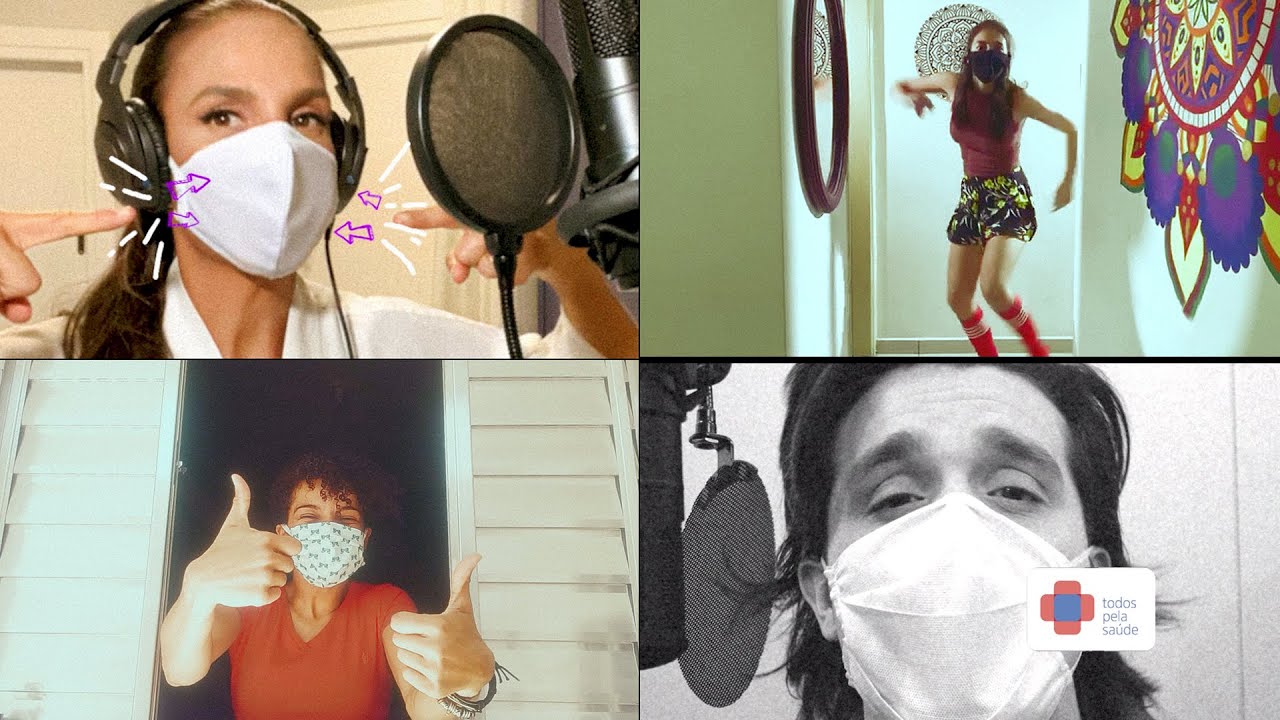 Ação para incentivar uso de máscaras! Além de uma canção interpretada pela Ivete Sangalo. 
