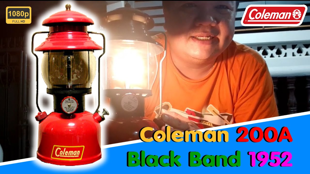 อยู่บ้านเฉยๆ เอาตะเกียง Coleman 200A Black Band สีแดงมาจุดให้เพื่อนๆ ดูก่อนไปทริป