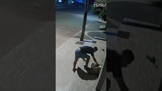 Guy Covers Stray Dog With Blanket ❤️