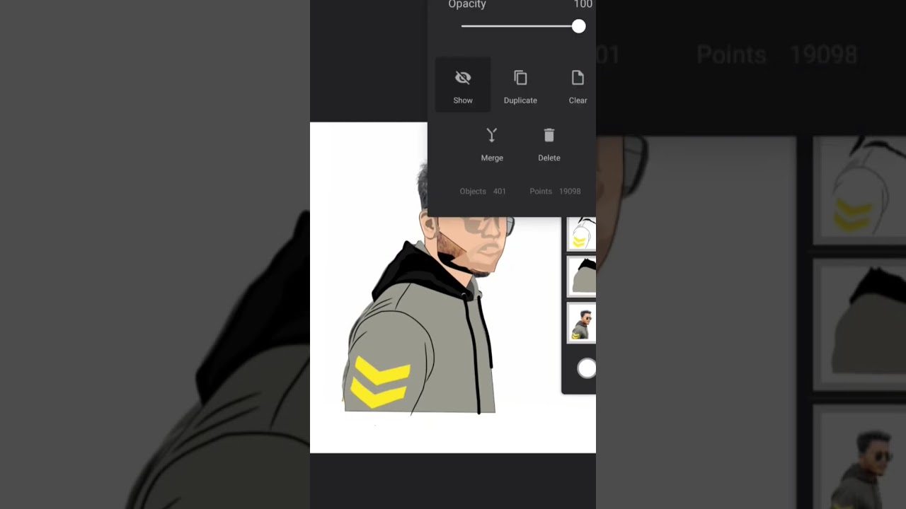 Vector art myself🫢 