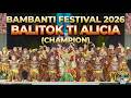Bambanti Festival 2026 BALITOK TI ALICIA CHAMPION  mp3