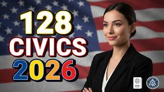 128 Civics Questions and Full Answers for US Citizenship Interview 2026 | American Citizen TV #n400