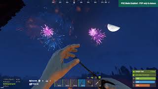 Rust Empires fireworks brief display