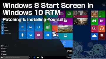 Windows 8 Start Screen in Windows 10 RTM