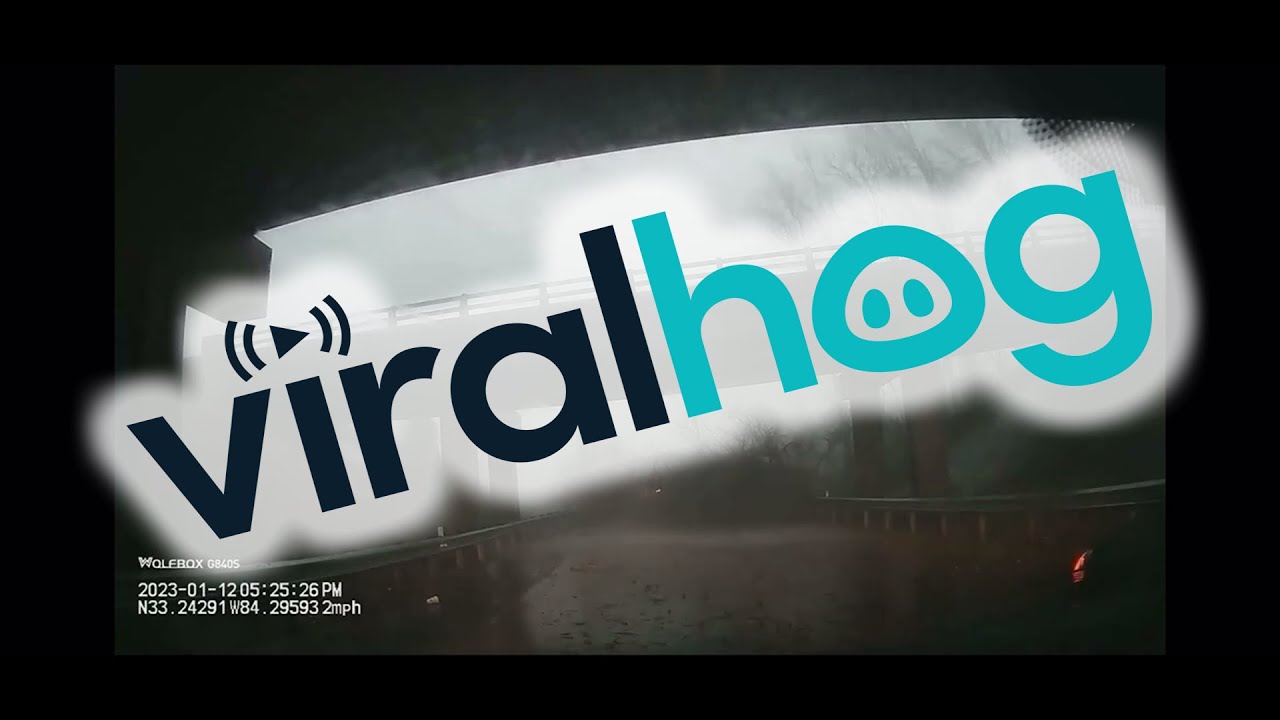 Driving Through A Tornado || ViralHog - YouTube