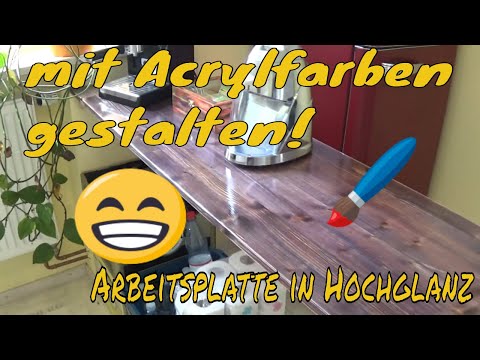 Video: Geruchlose Schnelltrocknende Bodenfarbe: Holzbeschichtungsmittel, Acrylfarbe Für Holz