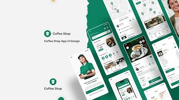 Coffee Shop Mobile App UIUX Design | Cafe Finder App UI | UIUX Design Template | UIUX Design | Figma