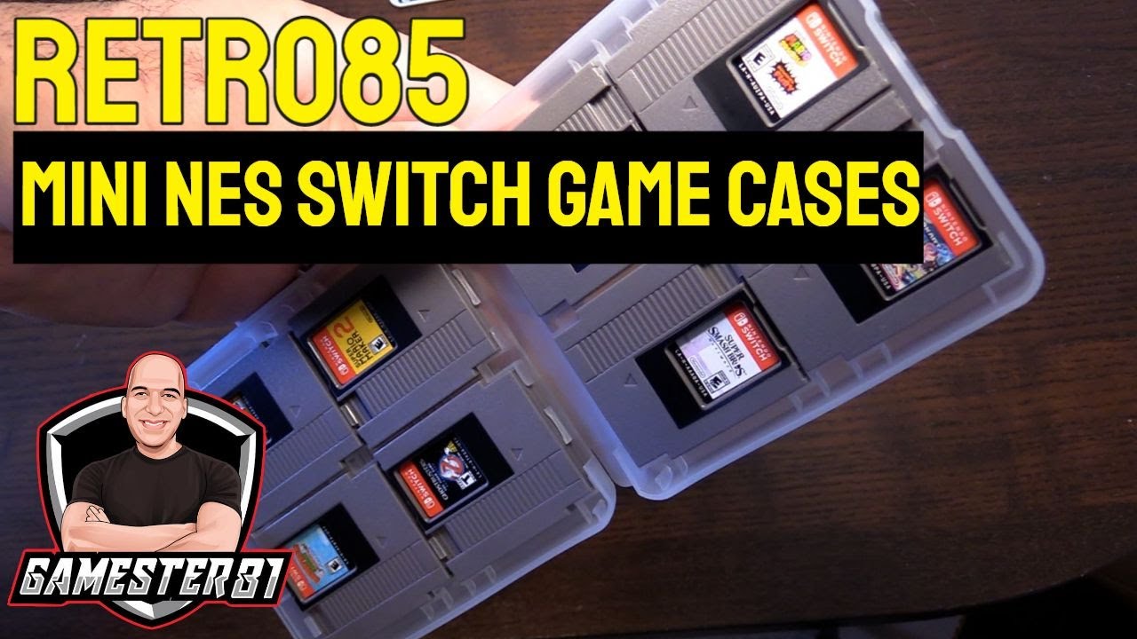 New Retro85 Mini NES Switch Game Cases Review Gamester81 YouTube