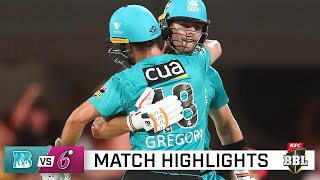 Gregory, Wildermuth get Heat home against Sixers | KFC BBL|10