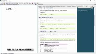 Time () and  Date() Function screenshot 1
