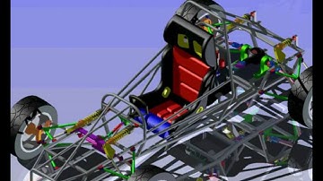 Autodesk inventor 2010  Sport Car animation