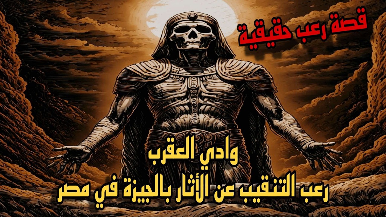 قصة رعب حقيقية وادي العقرب رعب التنقيب عن الأثار بالجيزة في مصر