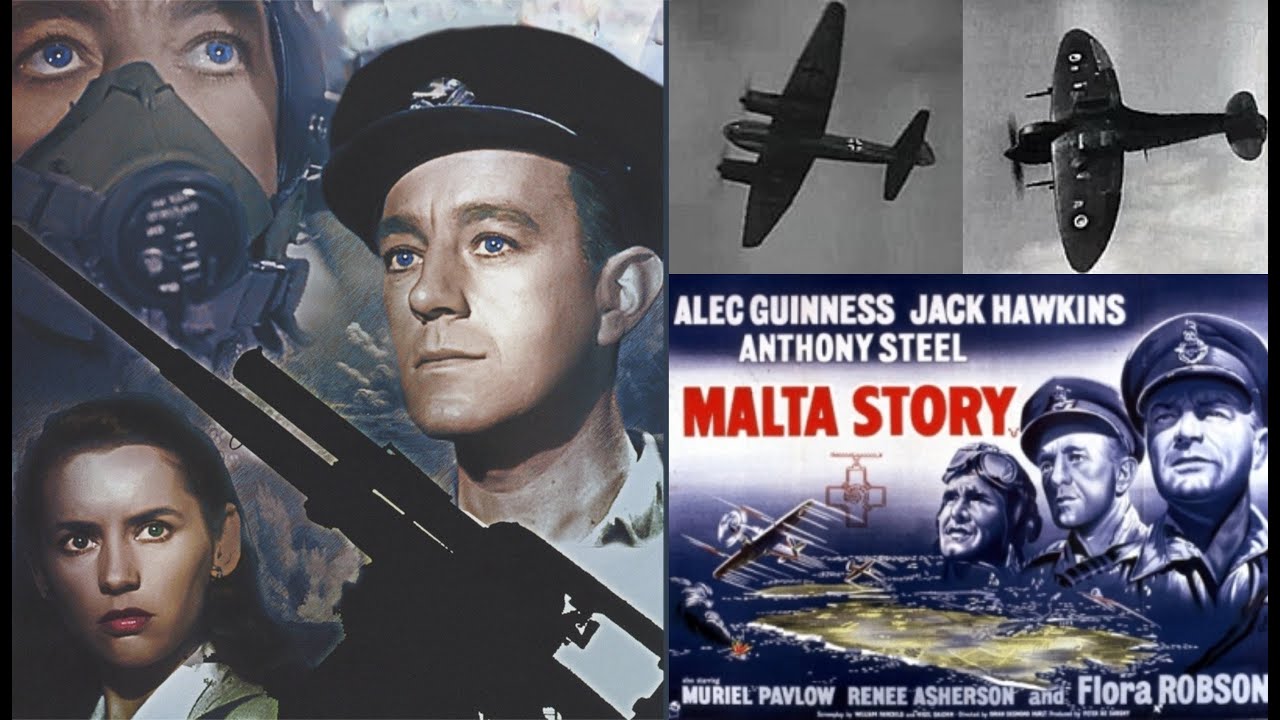MALTA STORY (1953) ~ Full WW2 Movie ~ Alec Guinness, Jack Hawkins, Anthony Steel ~ by B. D. Hurst
