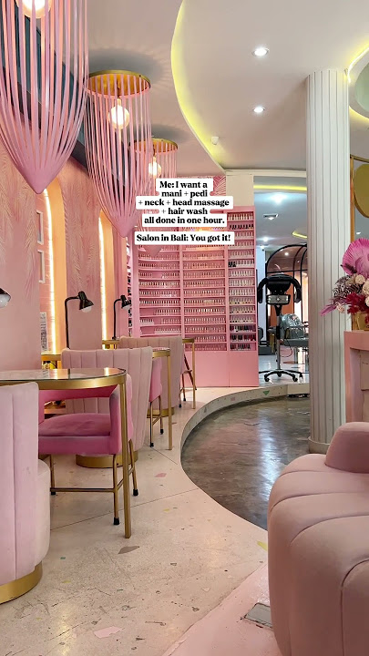 3 different beauty treatments in 60minutes and that’s the beauty of bali #bali #salonbali