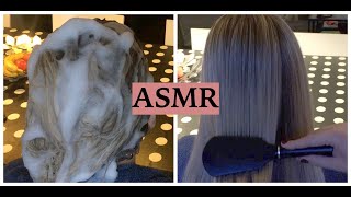 ASMR Relaxing Hair Play, No Talking (Hair Washing, Blow Drying, Hair Straightening & Hair Brushing)