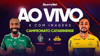 AO VIVO E COM IMAGENS: CONCÓRDIA X CRICIÚMA | TAÇA ACESC | CATARINENSE