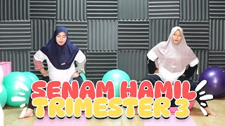 Senam Ibu Hamil Trimester 3 Mudah Mengatasi Nyeri Panggul || Bidan Novia, Amd, Keb - Medikacare