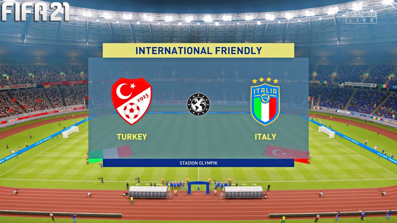 FIFA 21 | Turkey vs Italy - Stadio Olimpico - Full Match & Gameplay