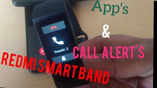 How to Enable App Alerts in Redmi Smart Band | Calls WhatsApp & Other App Notification in Redmi Band