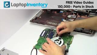 HP PAVILION 17-F Fan Replacement - Heatsink Motherboard Installation Guide 15-P 17T 17Z