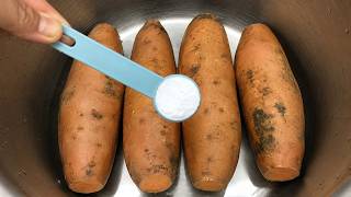 Stop Boiling SWEET POTATOES in Water — “Boil” Them in an Air Fryer for Sweet, Buttery Soft Results!