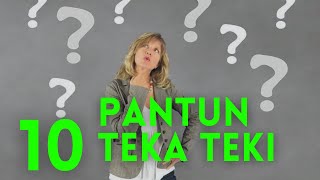 Kumpulan Pantun Teka-Teki #pantun #sastra #sajak