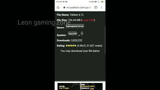 How to download Tekken 6 psp emulator screenshot 3