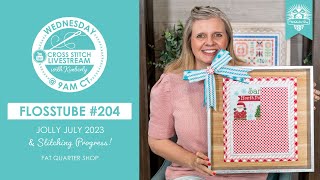 FlossTube 204: Tune in June 21 at 9AM CT for a premiere FlossTube to see new patterns, WIPs &amp; more!