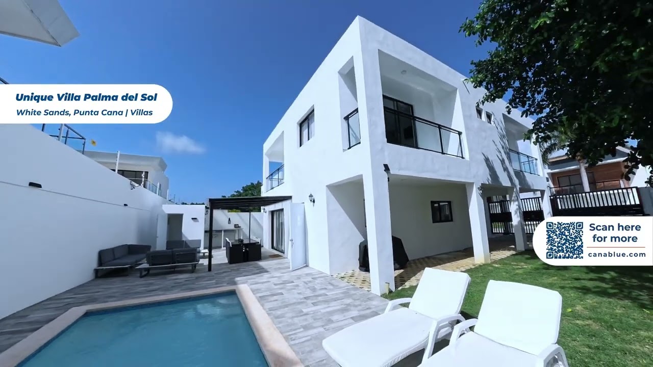 Unique Villa Palma del Sol 📍White Sands Punta Cana - Canablue Real Estate